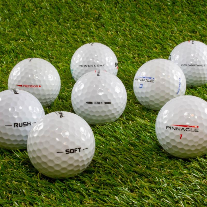 Pinnacle Mix Hvid Golfbolde - Perfekt til begyndere!