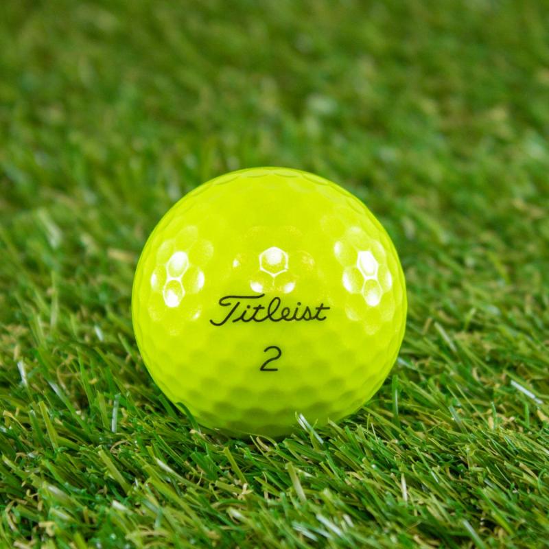Titleist Pro V1 Golfbolde - Gule, Grade A, Professionel Kvalitet
