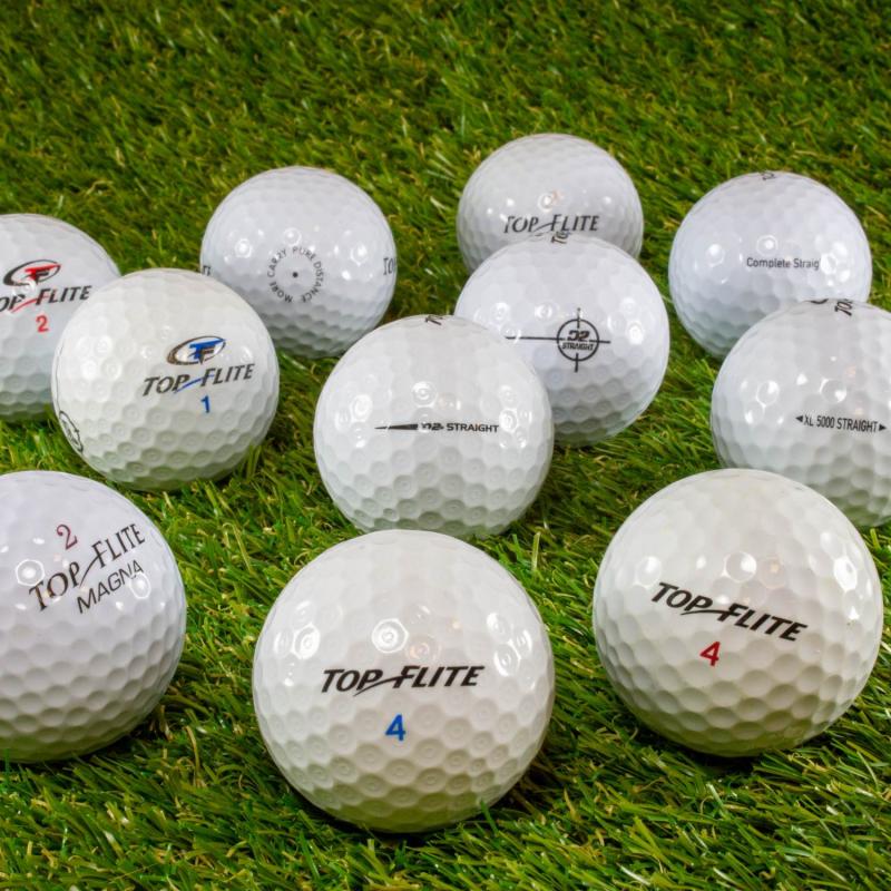 Mix Hvid Golfbolde til Begyndere - Grade A fra Topflite