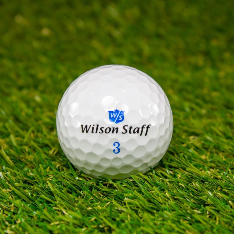 Wilson Staff DX2 Soft Hvid Golfbold - Blød & Langtflyvende