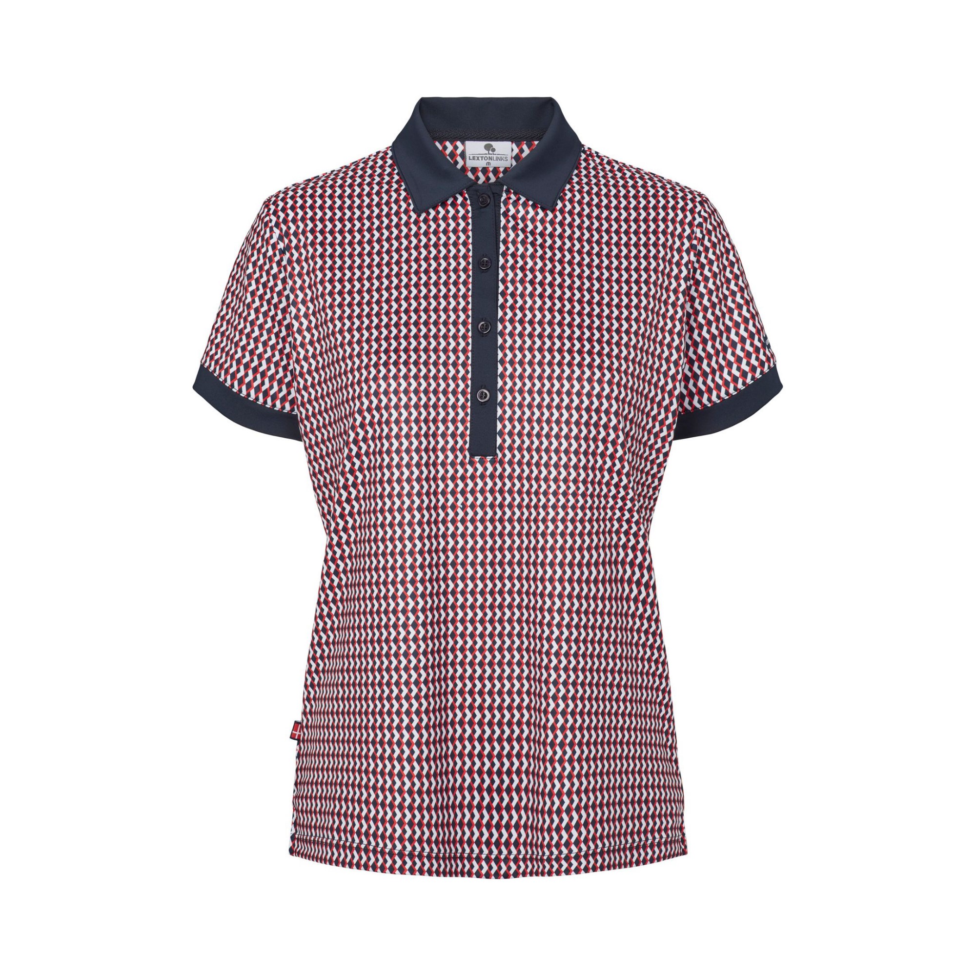 Midale Polo Red Navy White S fra Lexton Links