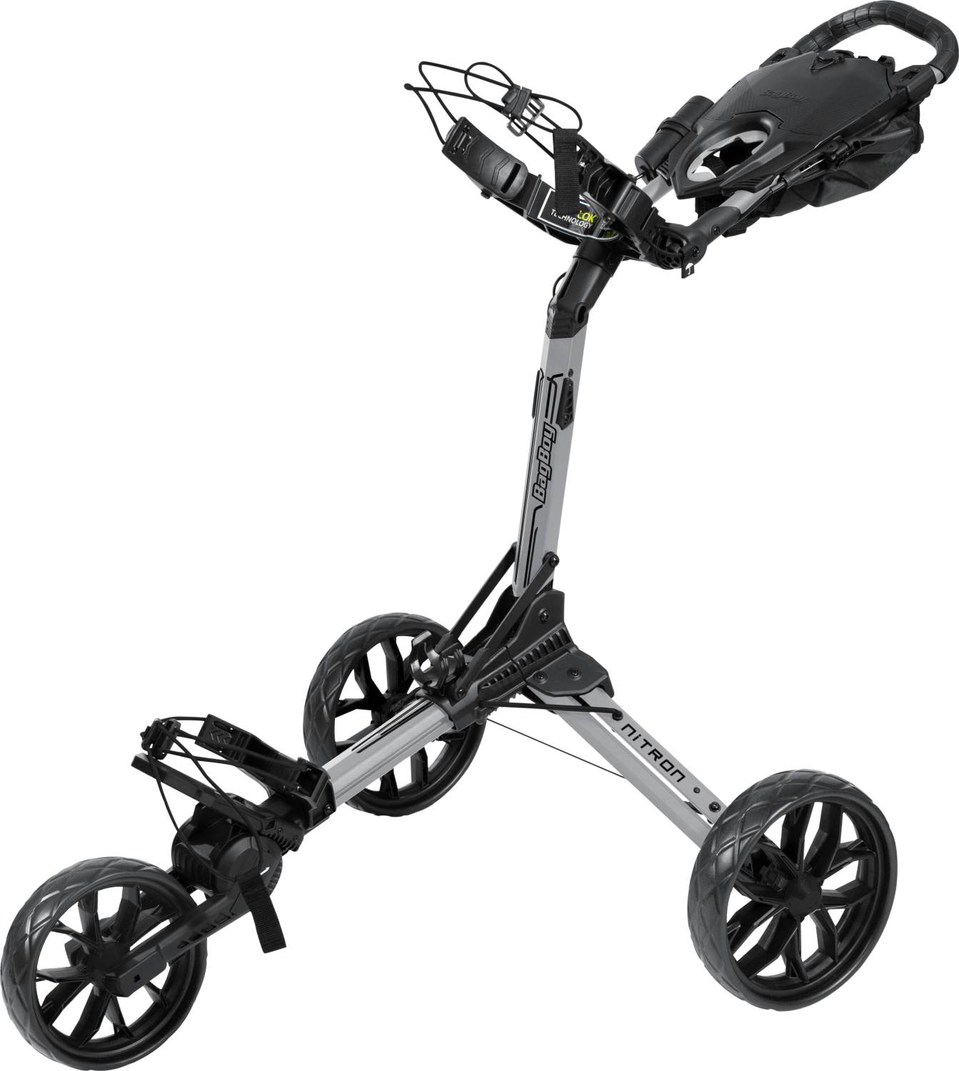 Nitron Golfvogn   Sølv Sort fra Bagboy