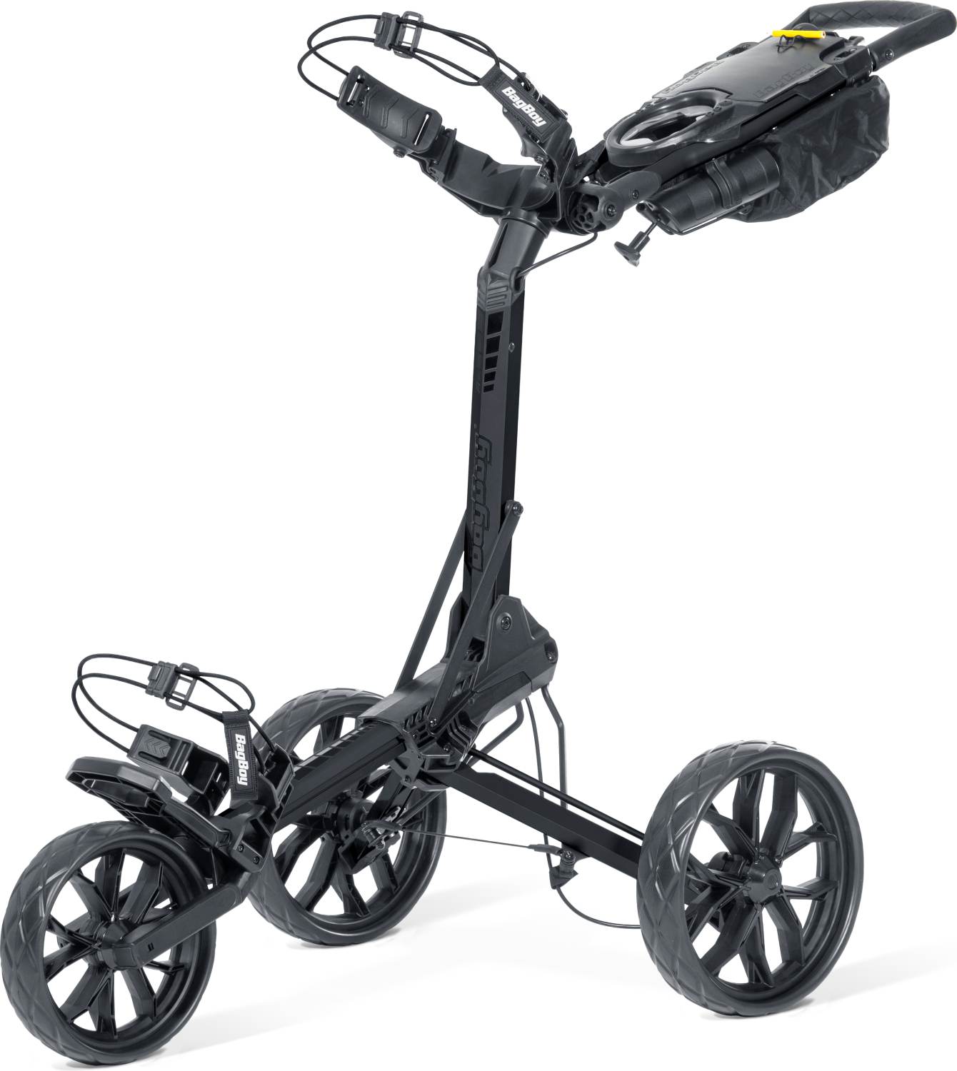 Slimfold Golfvogn   Black Black fra Bagboy
