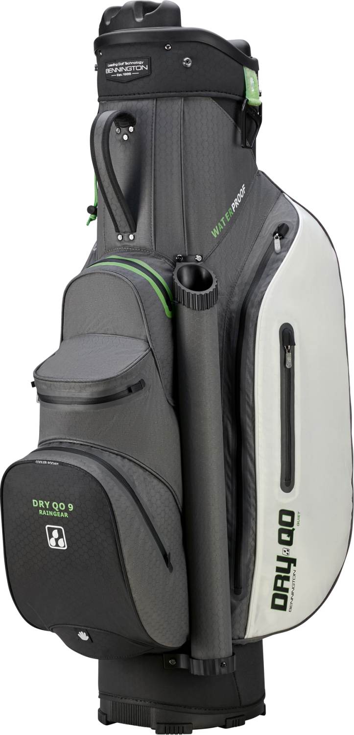 Qo9 Vandtæt Vognbag   Canon Grey White Lime fra Bennington