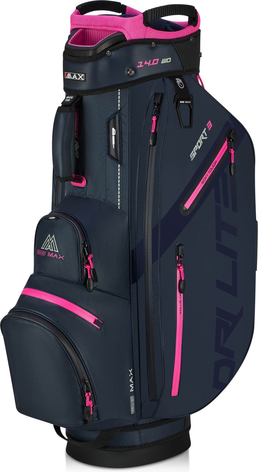 Dri Lite Sport 3 Vandtæt Vognbag   Steel Blue Fuchsia fra Big Max