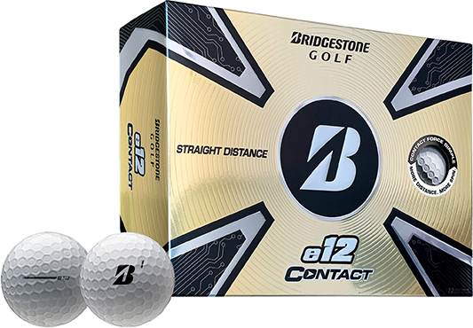 E12 Contact Flexativ Golfbolde Hvid fra Bridgestone