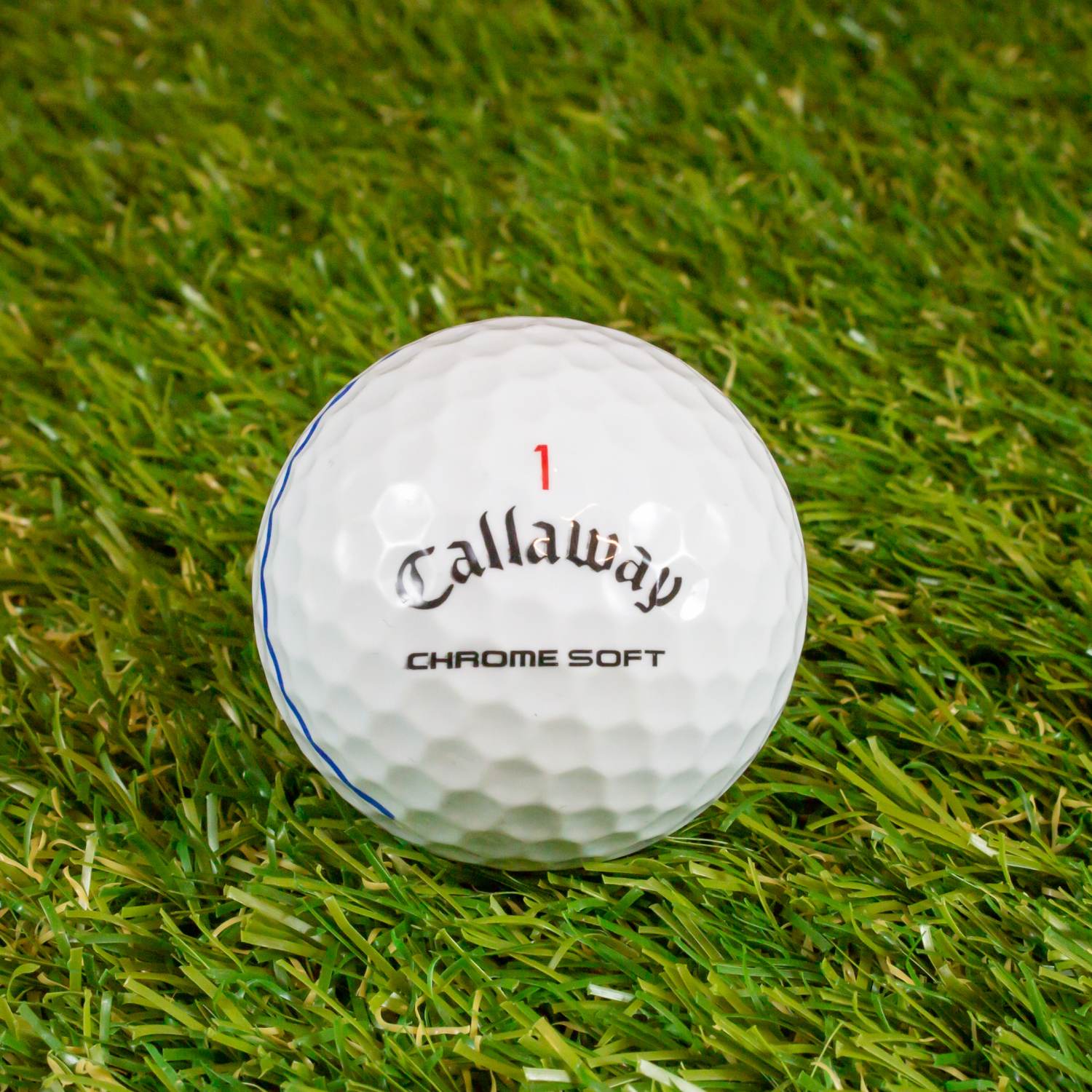 Chrome Soft Triple Track Hvid Herre Søbolde   Grade A fra Callaway