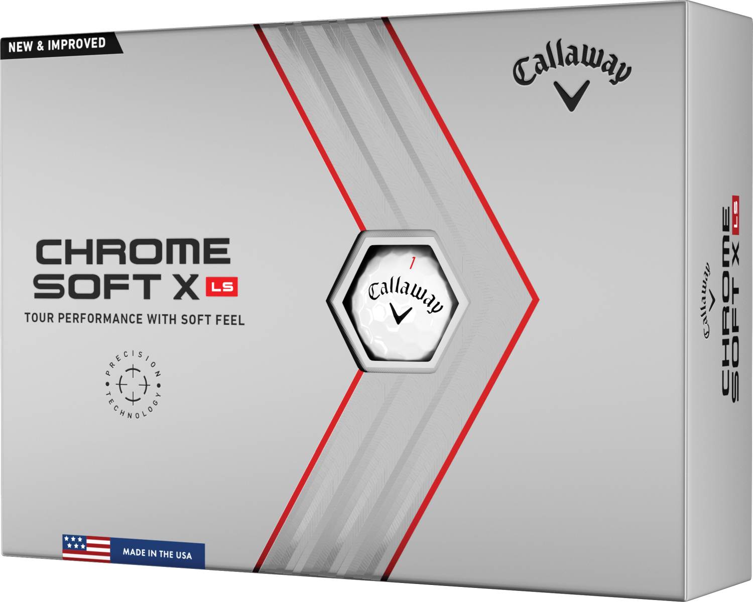 Chrome Soft X Low Spin (2022) Logobolde Hvid fra Callaway