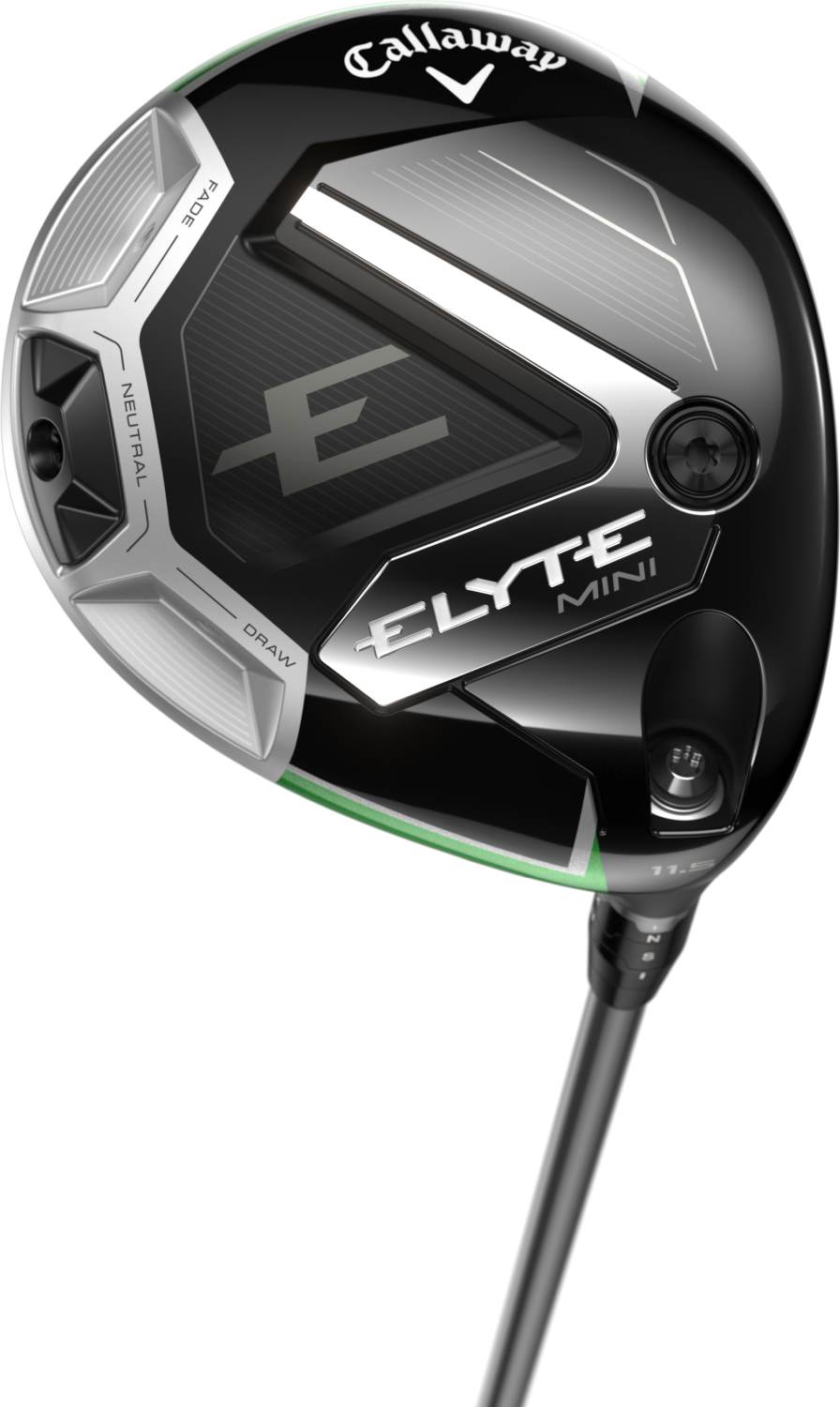 Elyte Herre Mini Driver   Sort   Højre   11.5°   True Temper Project X Denali Charcoal 60 Stiff Grafit fra Callaway