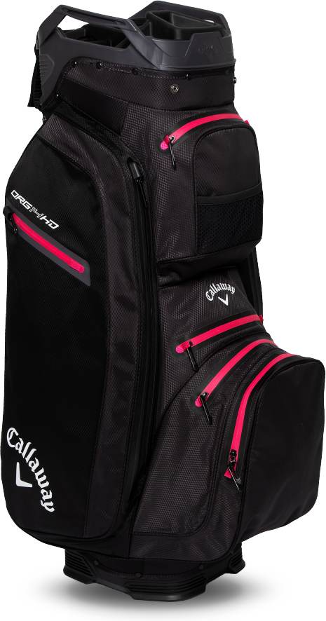 Org 14 Hd (2025) Vandtæt Dame Vognbag Black Charcoal Pink fra Callaway