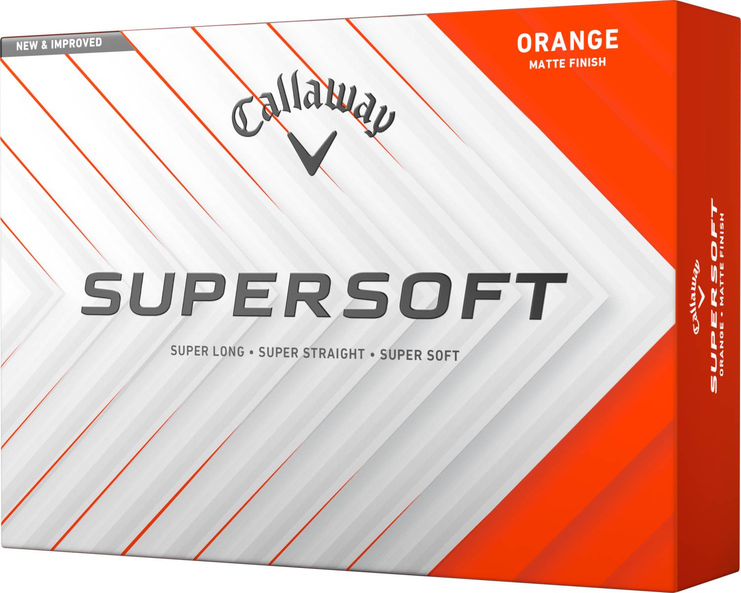 Supersoft Matte (2025) Golfbolde   Orange fra Callaway