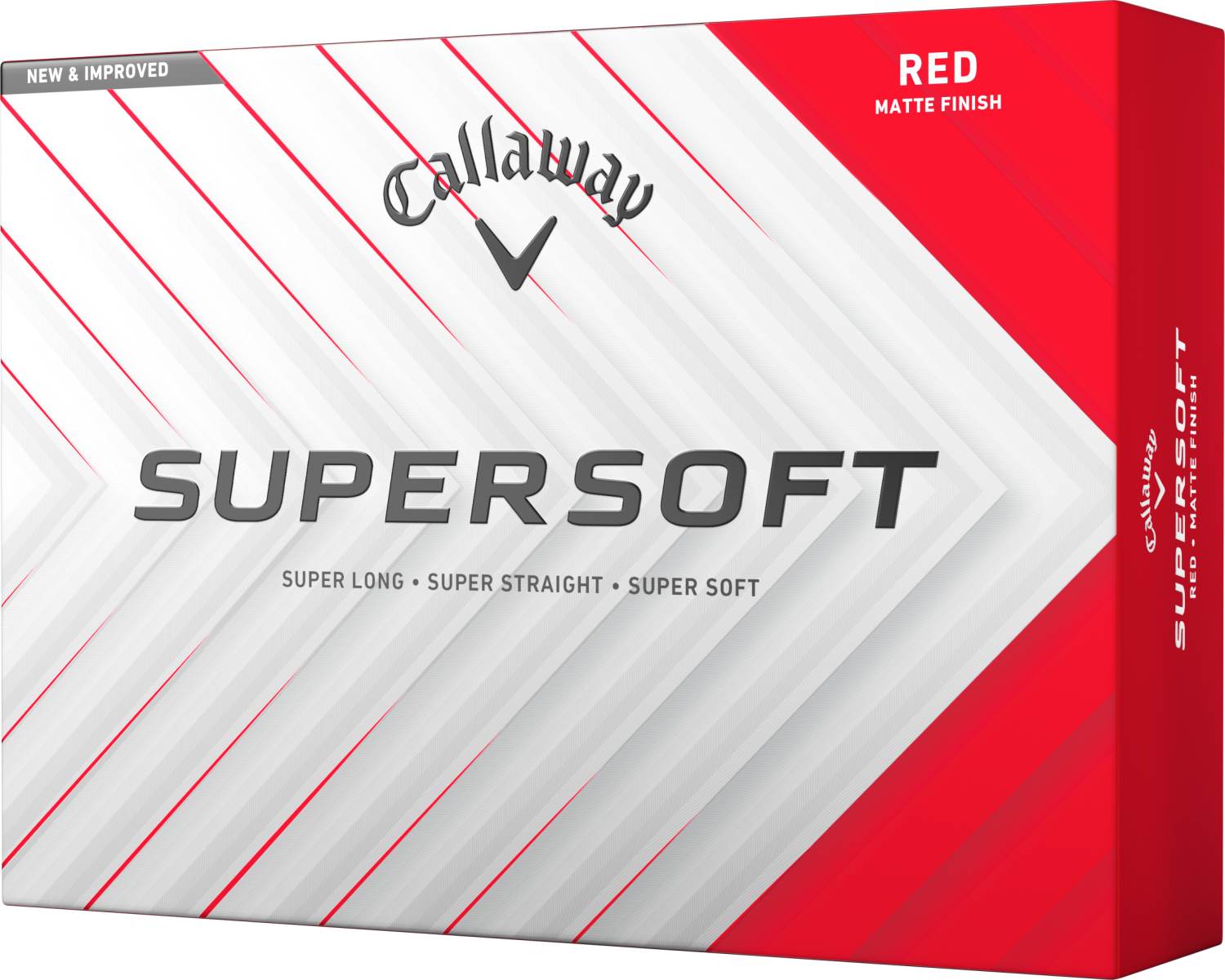 Supersoft Matte (2025) Golfbolde   Red fra Callaway