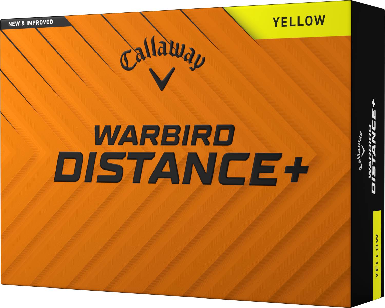 Warbird Distance (2025) Golfbolde Yellow fra Callaway