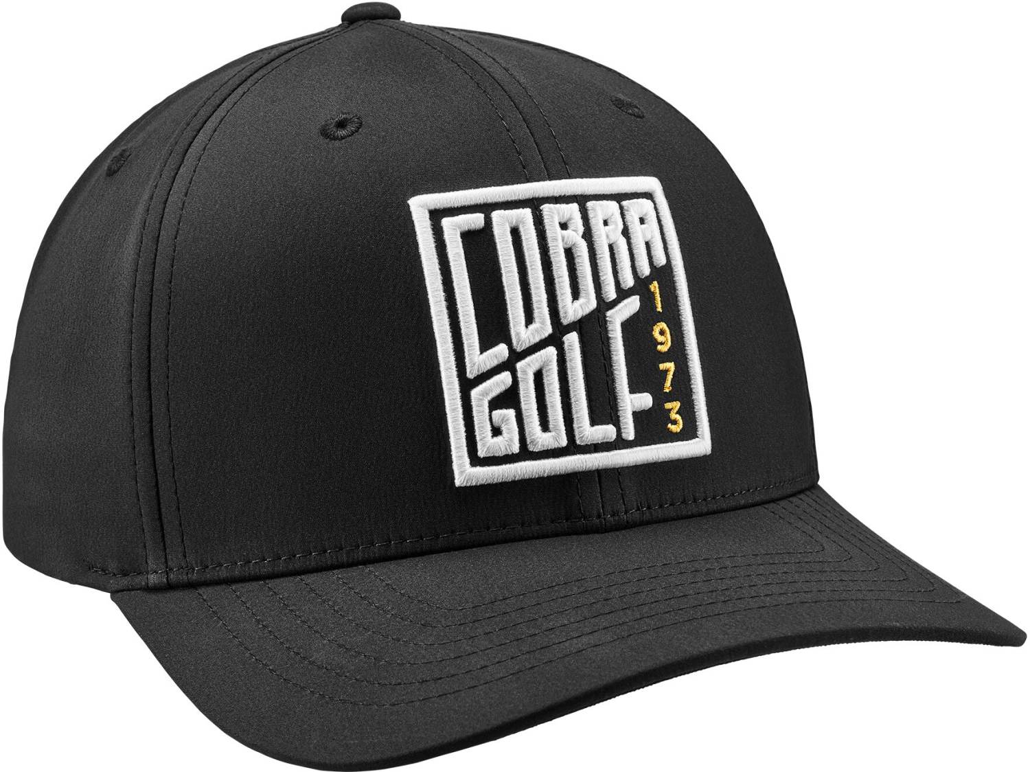 Rise Herre Kasket Puma Black White Glow Str. Onesize fra Cobra