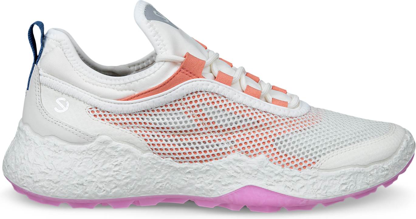 Biom H5.2 Textile Dame Golfsko Uden Spikes White Burnt Coral White Str. 35 Normal fra Ecco