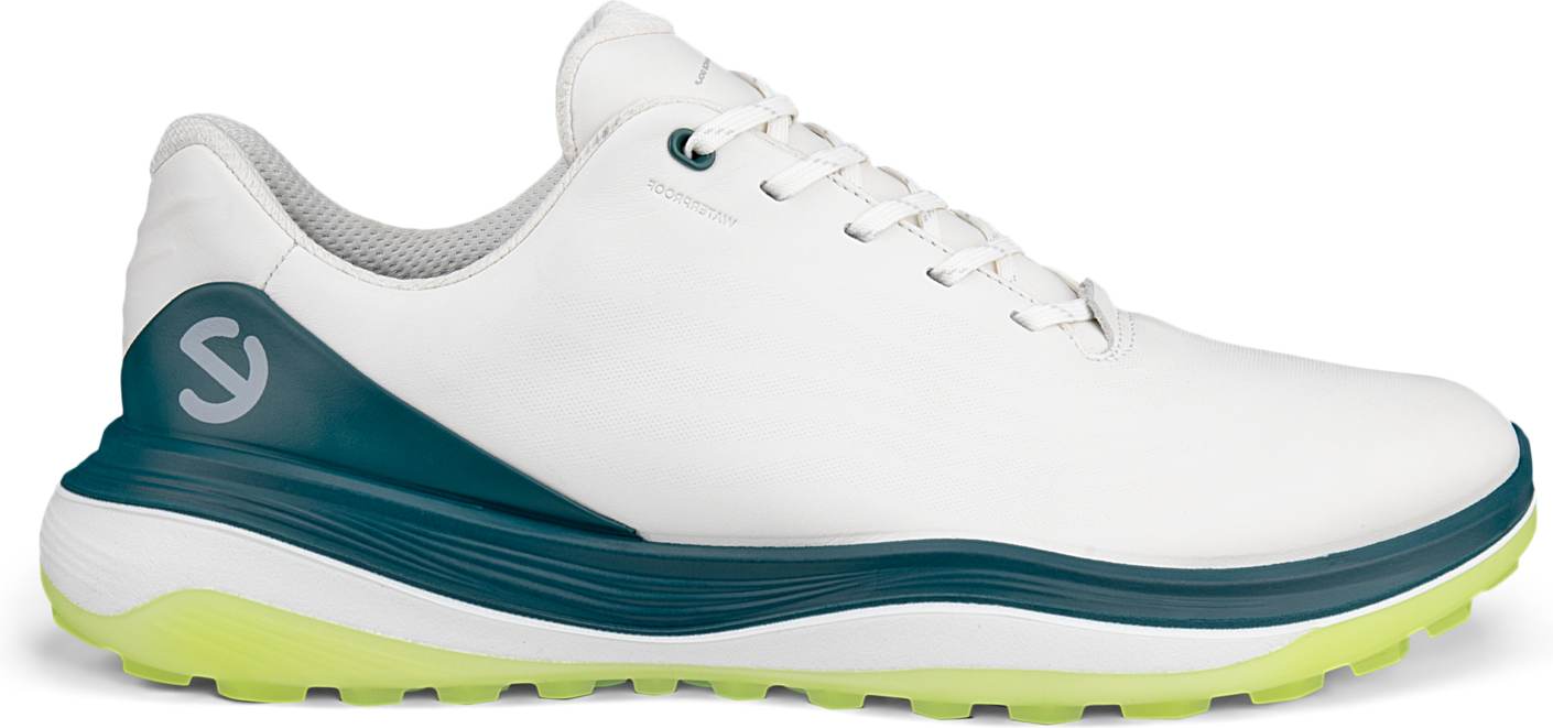 Lt1 Vandtætte Herre Golfsko Uden Spikes White Baygreen Str. 39 Normal fra Ecco