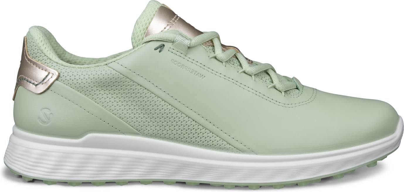 S Casual Hybrid Vandtætte Dame Golfsko Uden Spikes   Matcha Gold Metallic   Str. 36 Normal fra Ecco