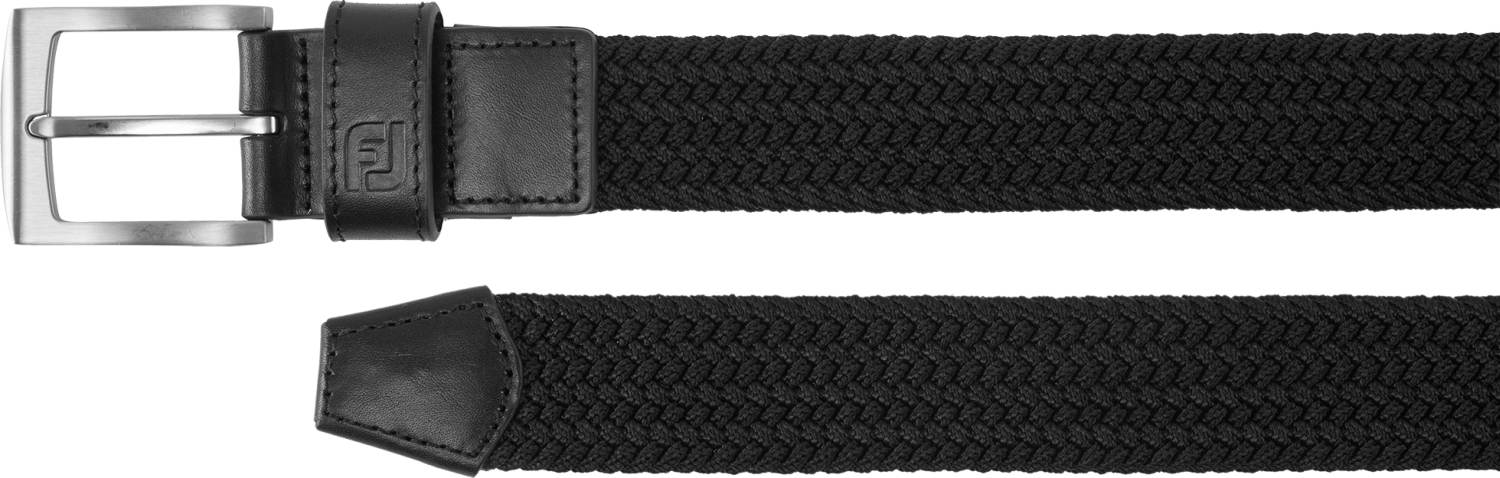 Braided (2022) Dame Bælte Black Str. Lang fra Footjoy
