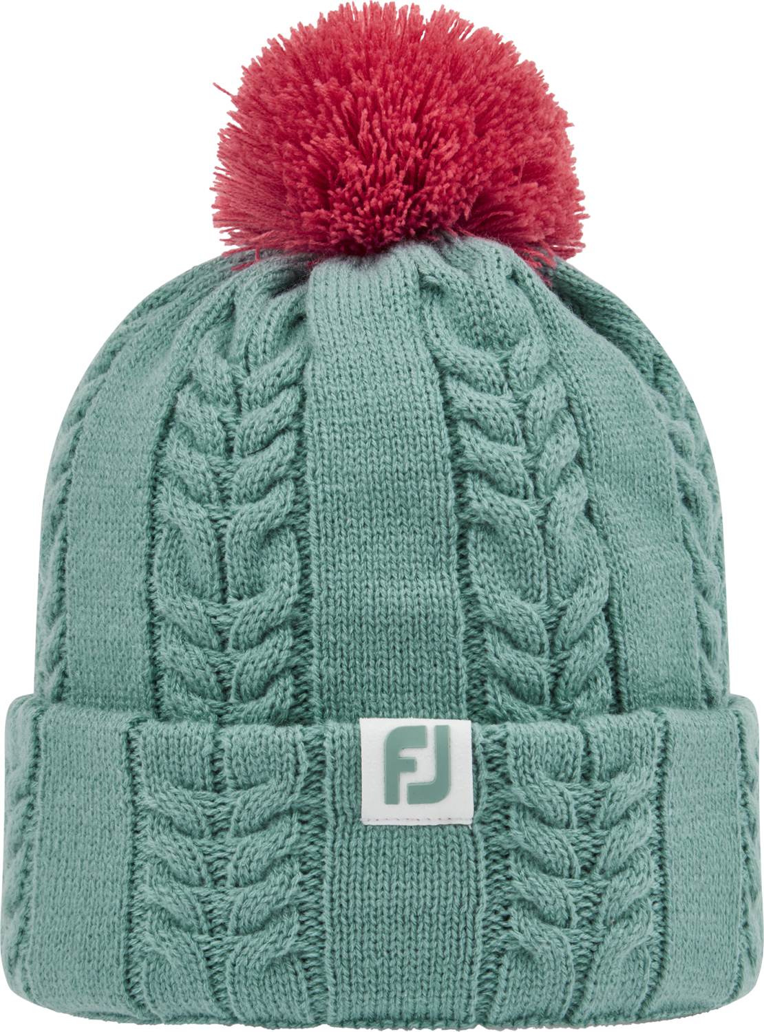 Cable Knit Bobble Dame Hue Sage Pch Str. Onesize fra Footjoy
