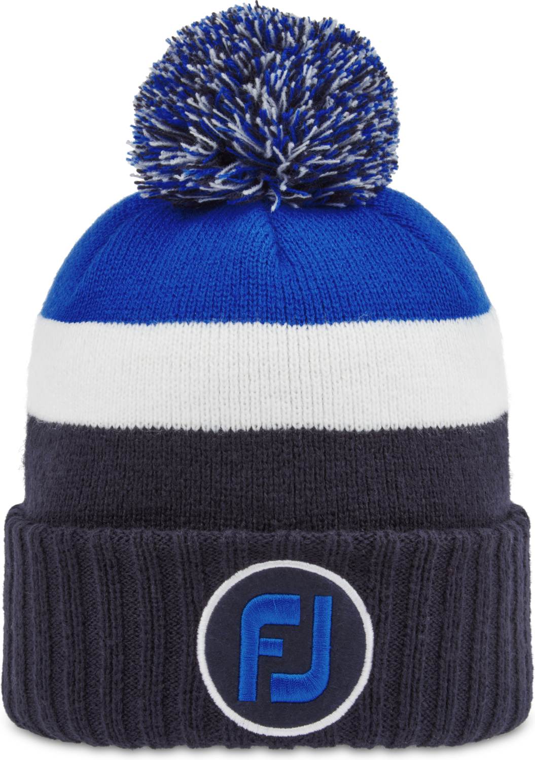 Fj Pom Pom Herre Hue Navy White Blue Str. Onesize fra Footjoy