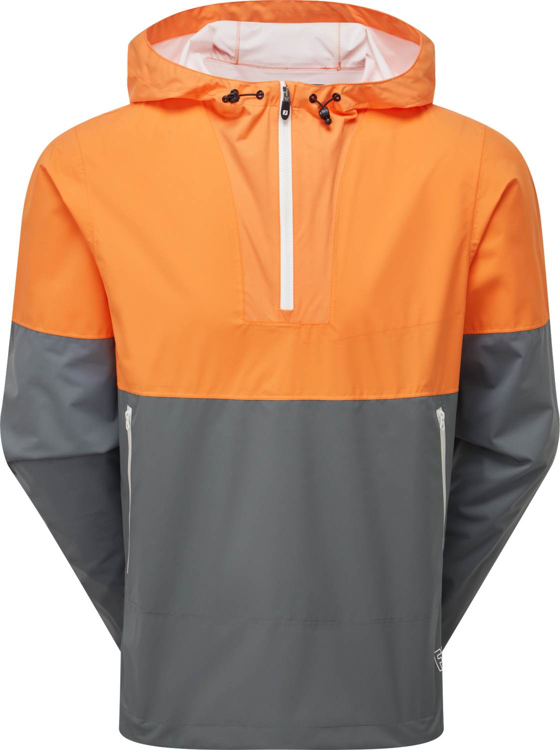 Hydrolite X Hoodie Herre Regnjakke   Orange Grey   Str. L fra Footjoy