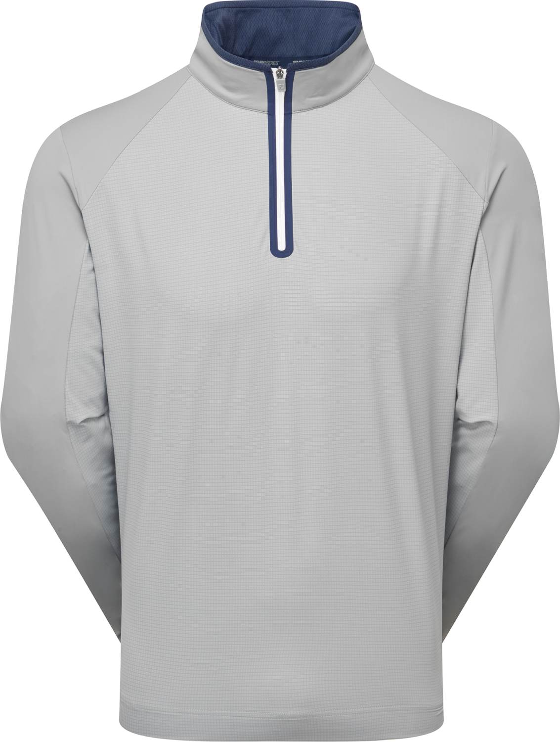 Temposeries Mixed Texture Chill Out Herre Pullover Grey Str. L fra Footjoy