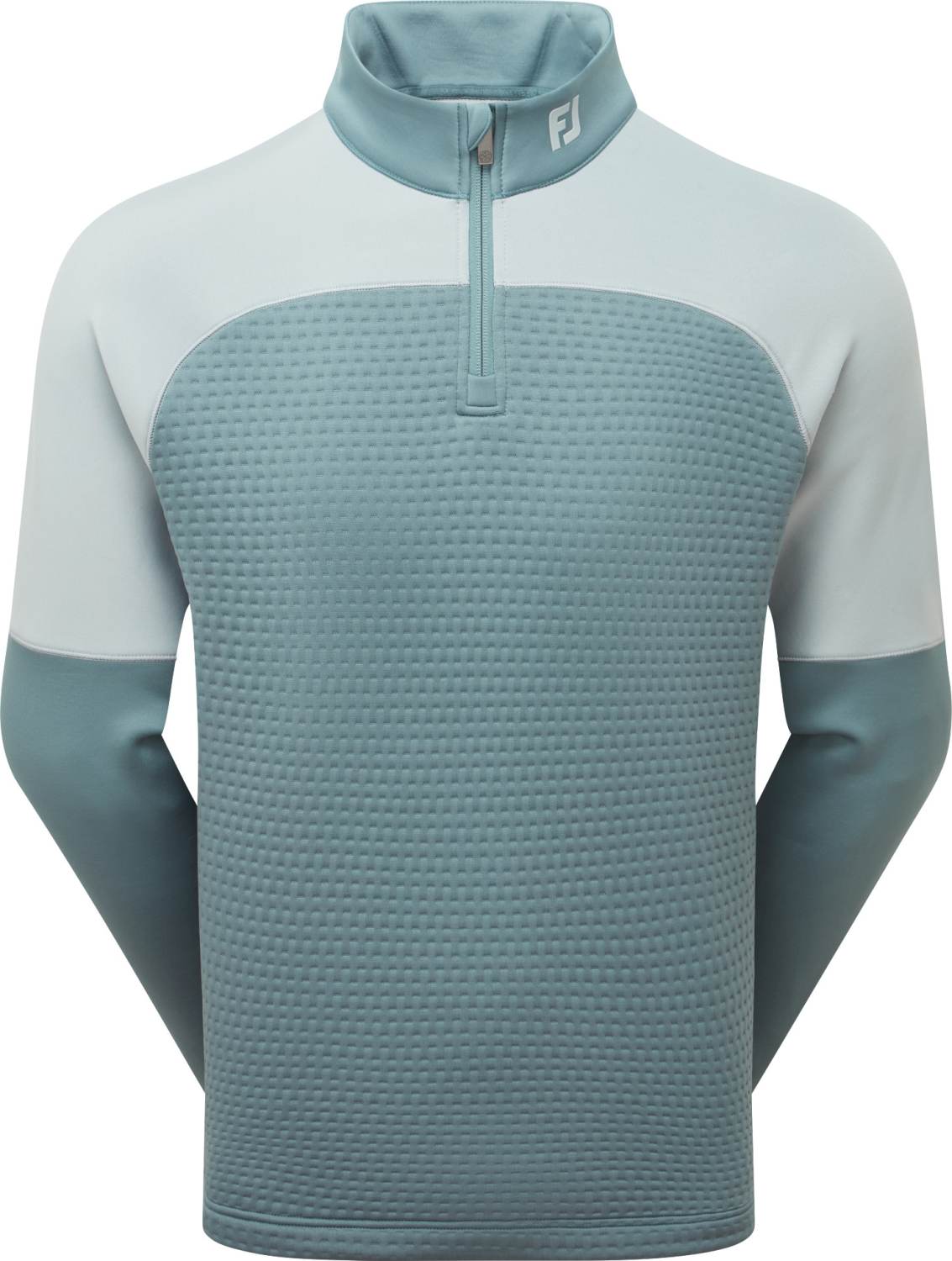 Thermoseries Jacquard Midlayer Herre Pullover Green Grey Str. Xx fra Footjoy