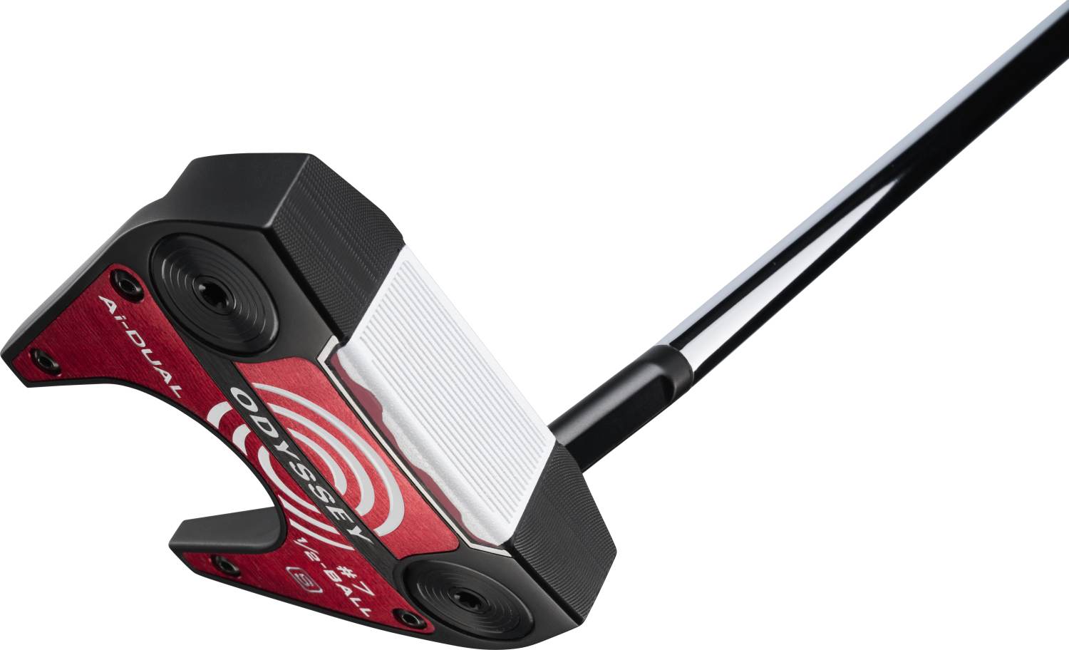 Ai Dual Seven 1 2 Ball Slant Neck Putter   Black   Højre   Str. 32"     Ai Dual Pistol (2026) Midsize Hvid Sort fra Odyssey