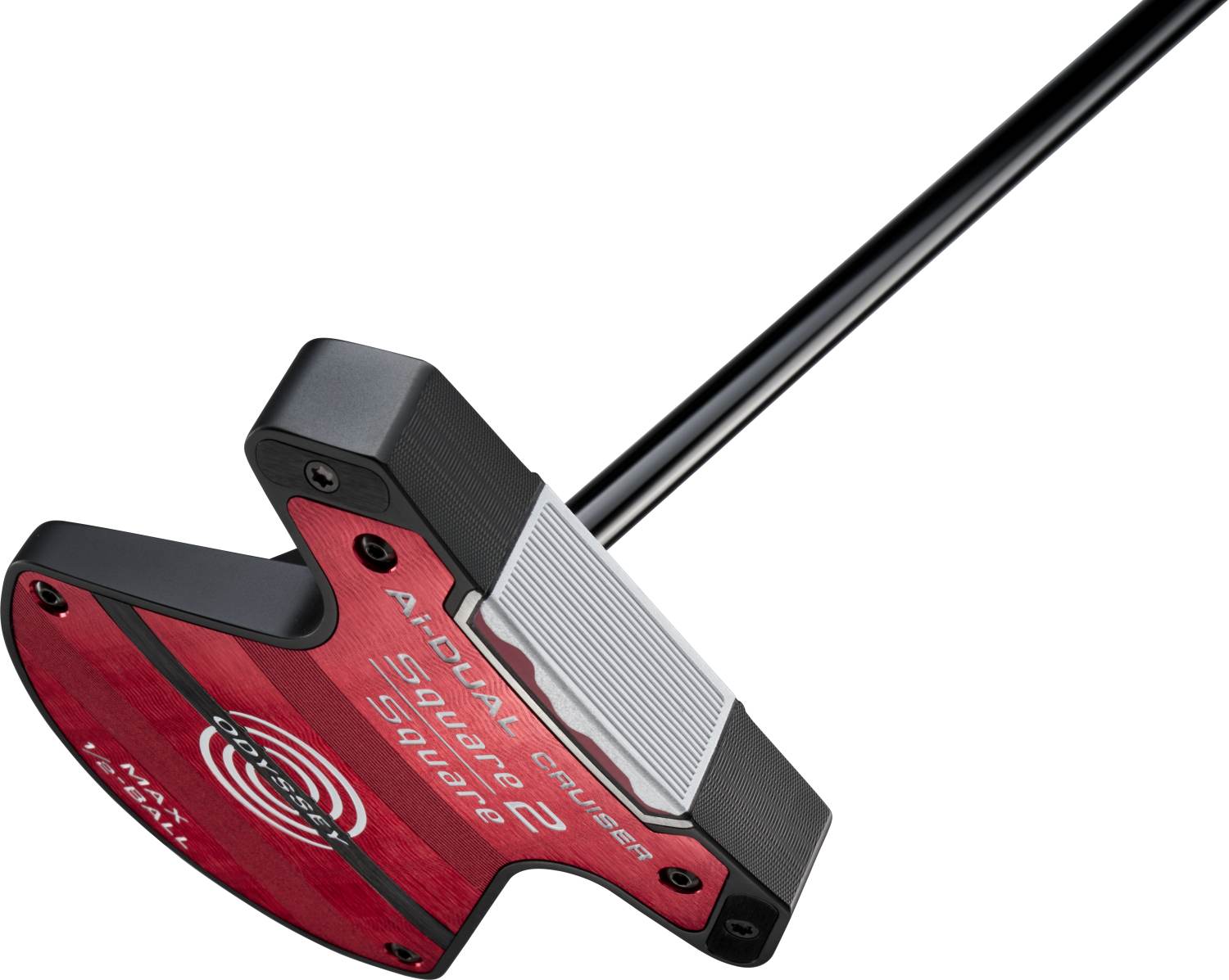 Ai Dual Square 2 Square Max 1 2 Ball Cruiser Straight Neck Putter   Black   Højre   Str. 38"     Ai Dual S2s Crusier (2026) Oversize Hvid Sort fra Odyssey