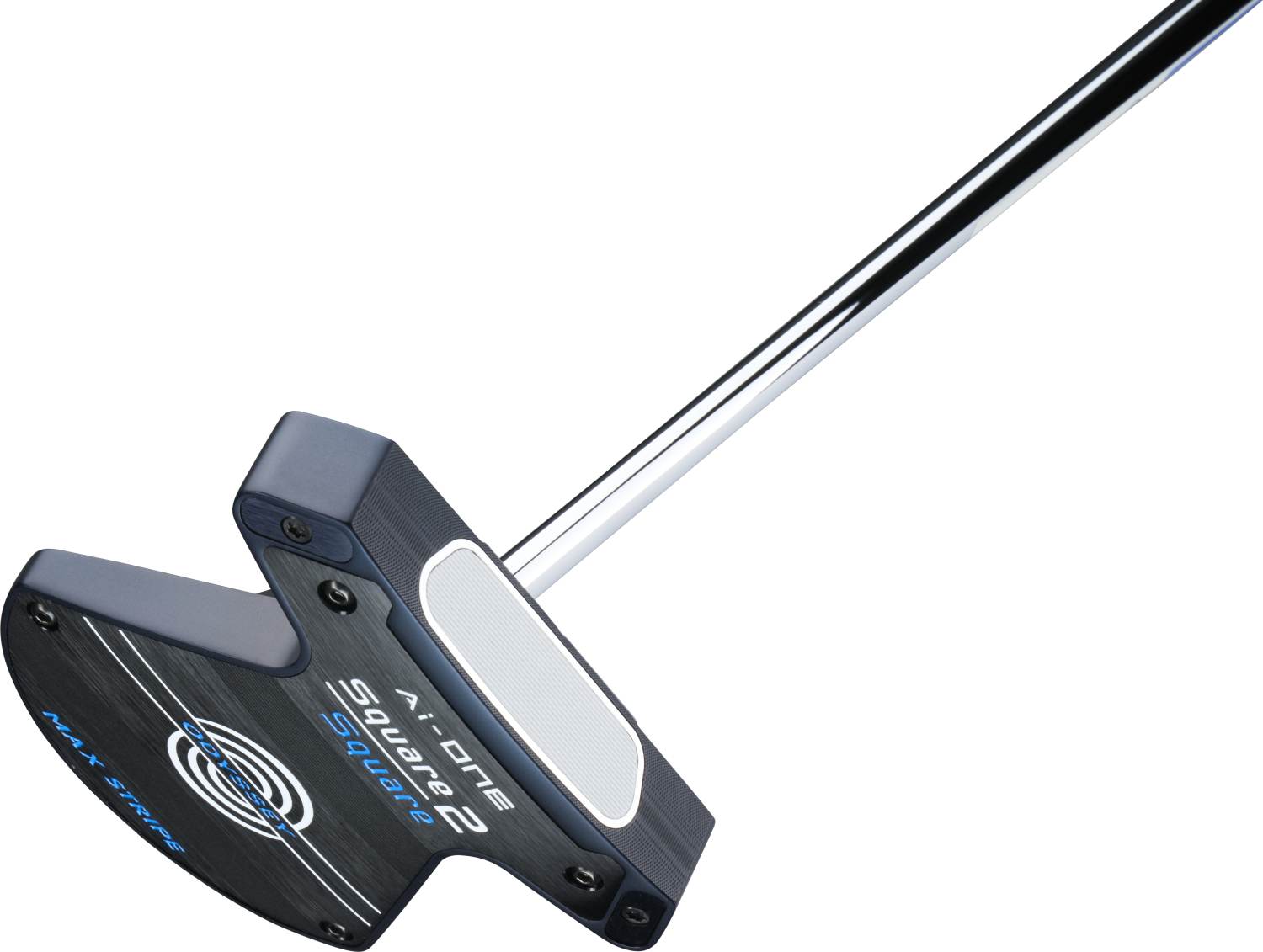 Square 2 Square Max Stripe Straight Neck Putter Blå Hvid Højre Str. 33" Ai One Square 2 Square (2024) Oversize Hvid Blå fra Odyssey
