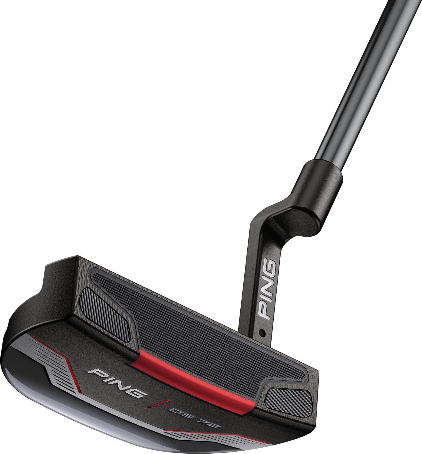 Ds72 (2021) Plumber Neck Putter Black Højre Str. 34" Pp58 Midsize Sort Hvid fra Ping