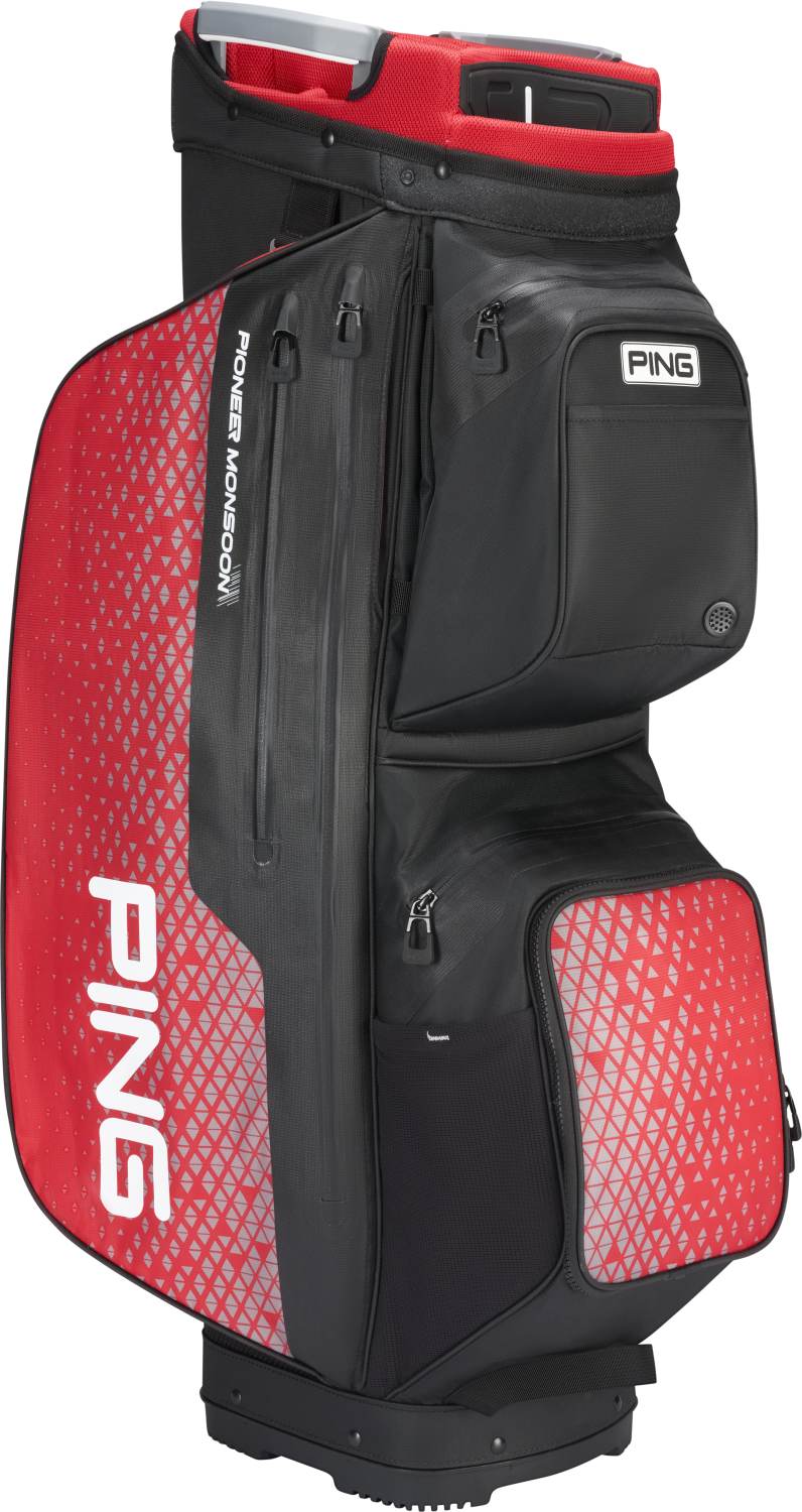 Pioneer Monsoon (2025) Vandtæt Vognbag   Black Red fra Ping