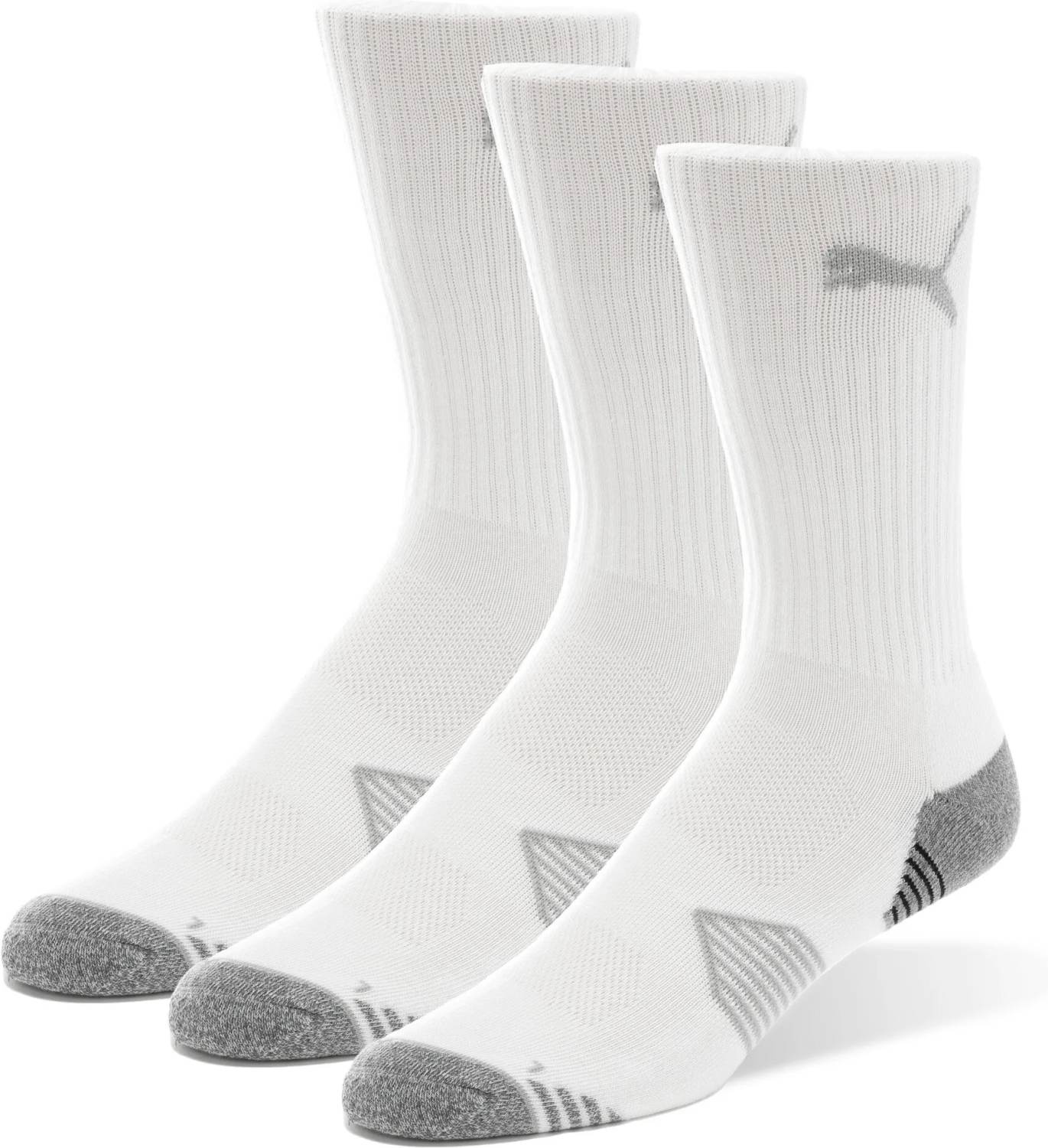 Essential Crew Cut (3 Pak) Sokker Bright White Str. 38 41 fra Puma