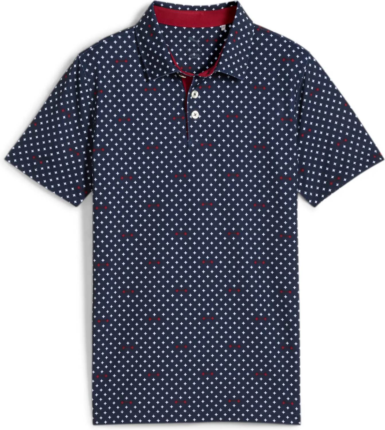 Mattr Burgh Drenge Poloshirt Deep Navy Str. 128 Cm fra Puma