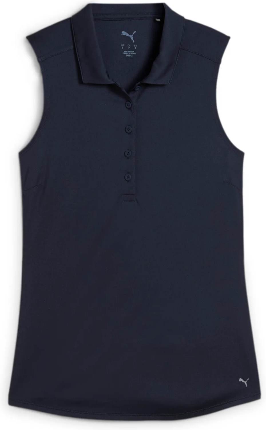Pure 2.0 Dame Poloshirt Uden ærmer Deep Navy Str. L fra Puma