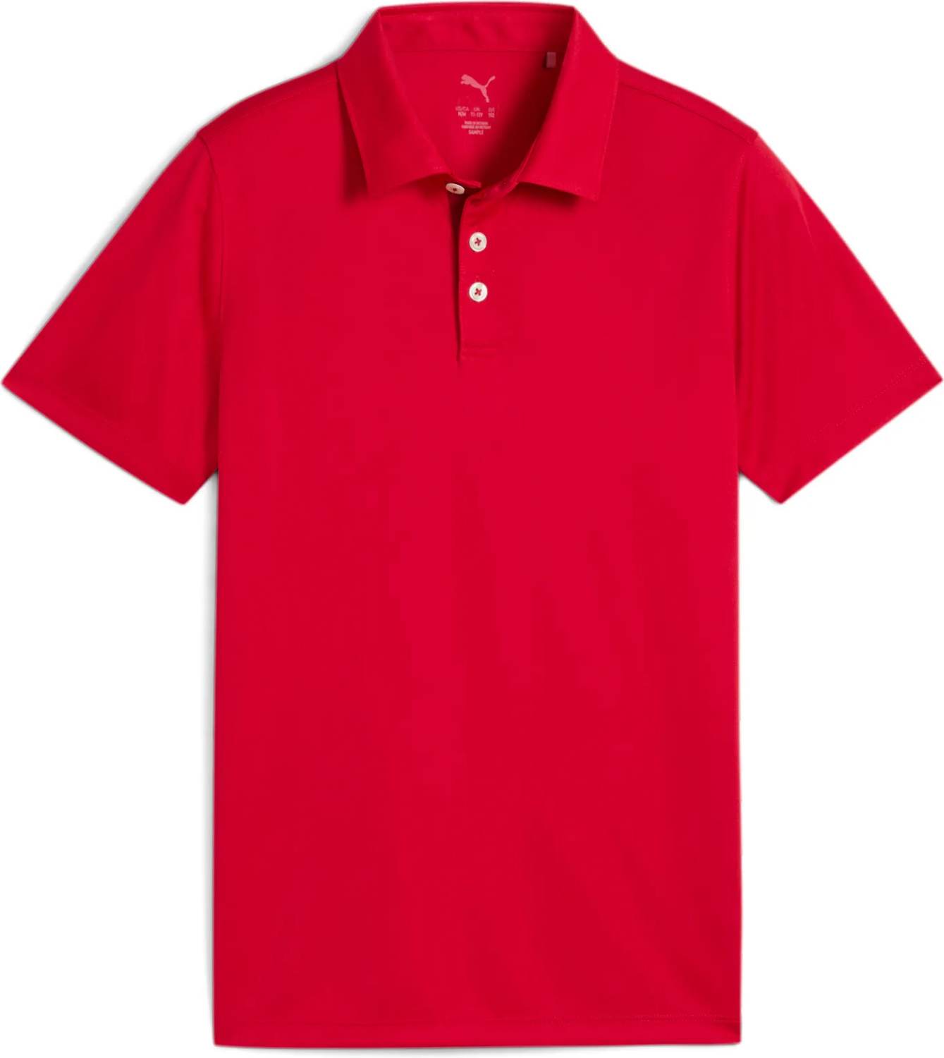 Pure 2.0 Drenge Poloshirt   Strong Red   Str. 128 Cm fra Puma