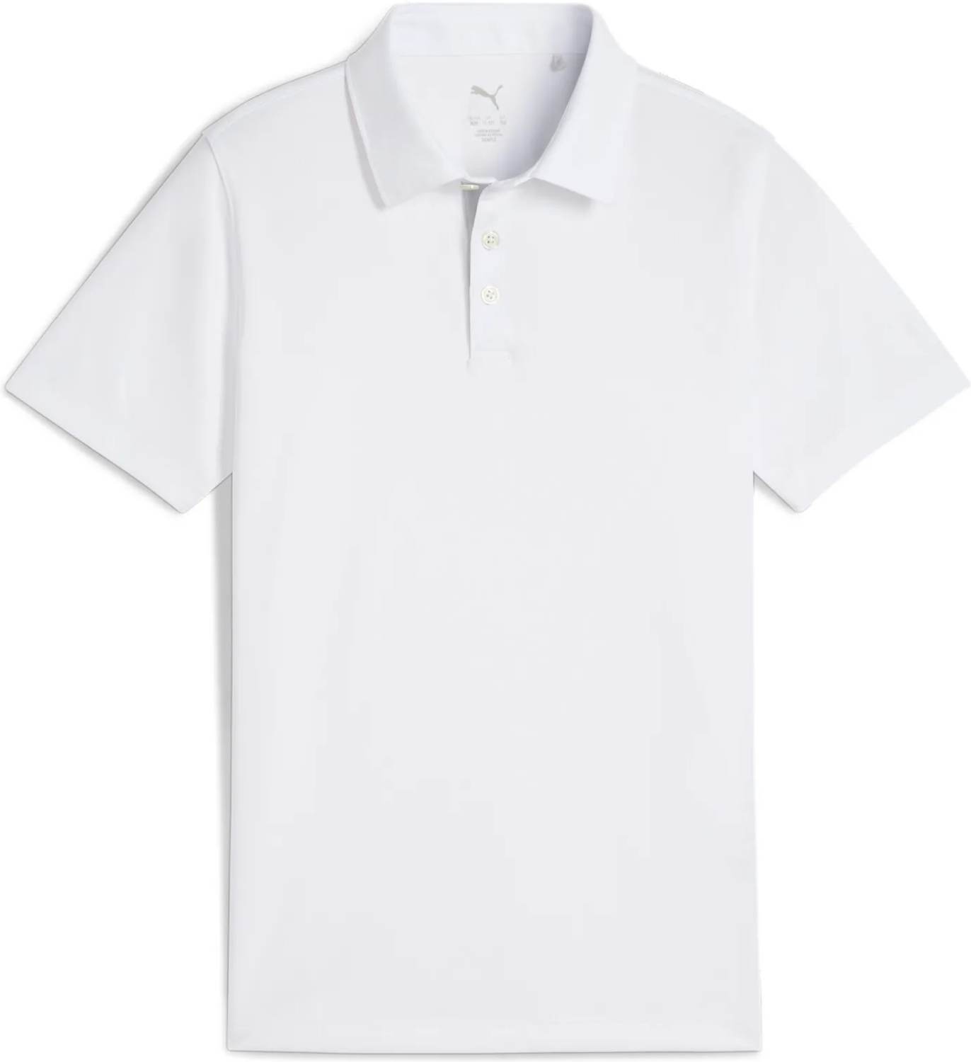 Pure 2.0 Drenge Poloshirt White Glow Str. 128 Cm fra Puma