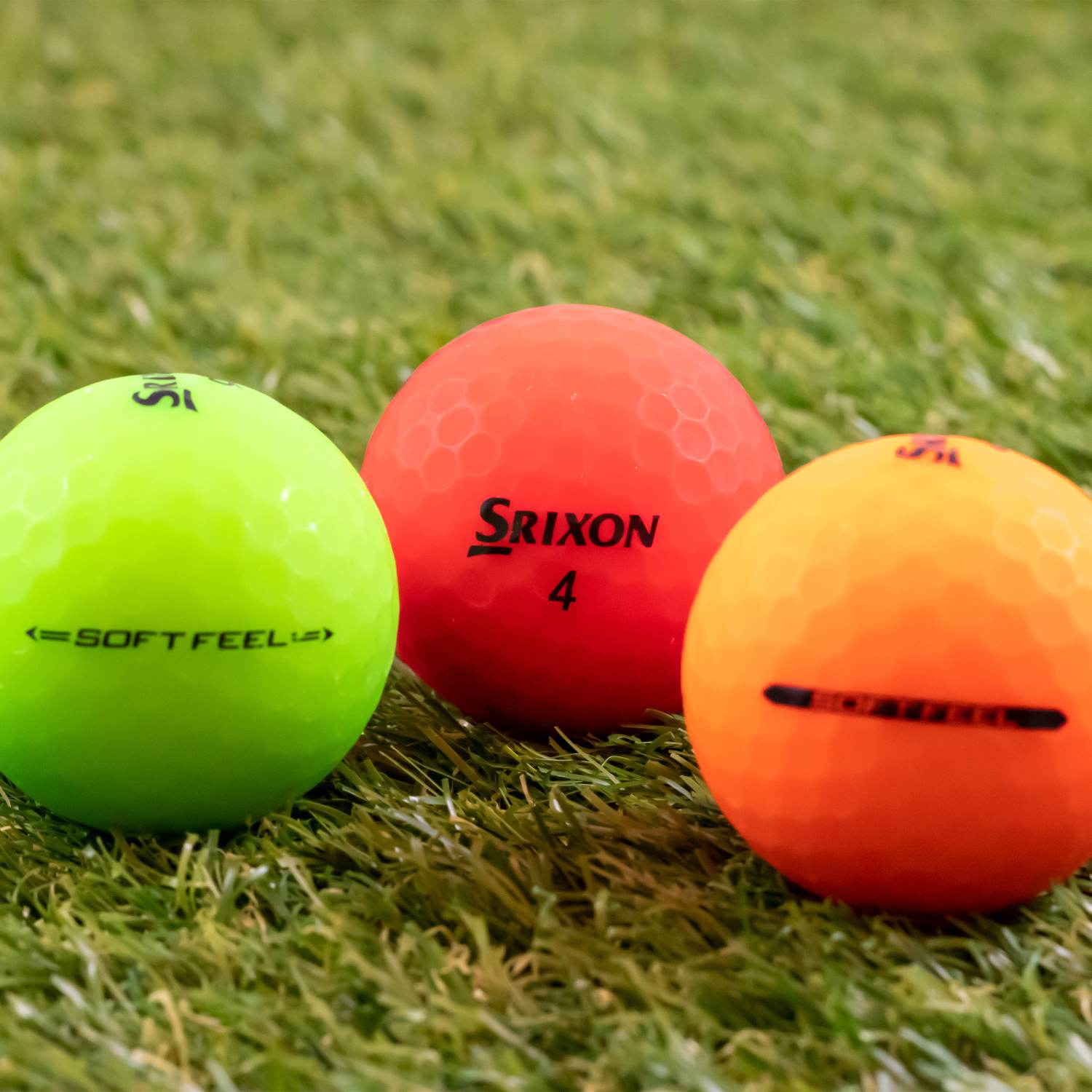 Soft Feel Brite Farvede Herre Søbolde   Grade A fra Srixon