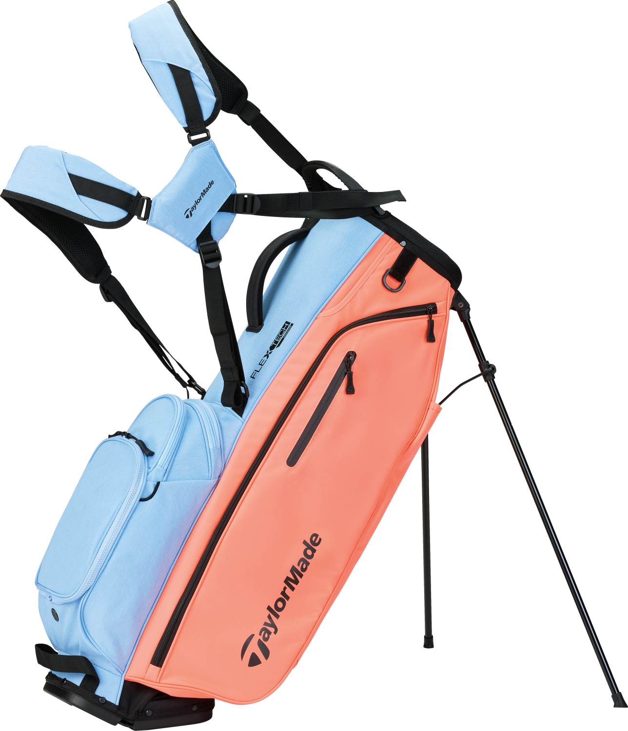Flextech Crossover Bærebag Coral Light Blue fra Taylormade