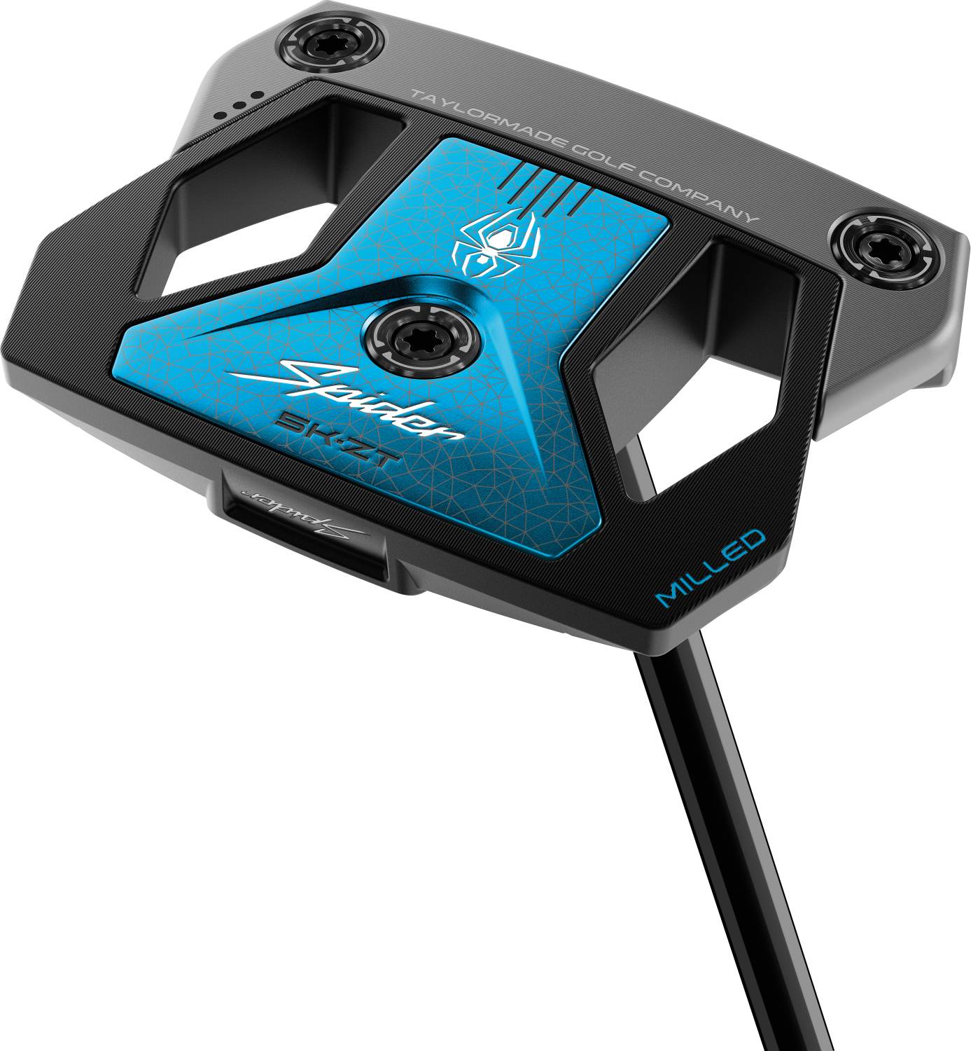 Spider Zt Long Straight Neck Putter Black Blue Chrome Højre Str. 46" Split Pistol 1.0 (2025) 1.0 Hvid Sort fra Taylormade