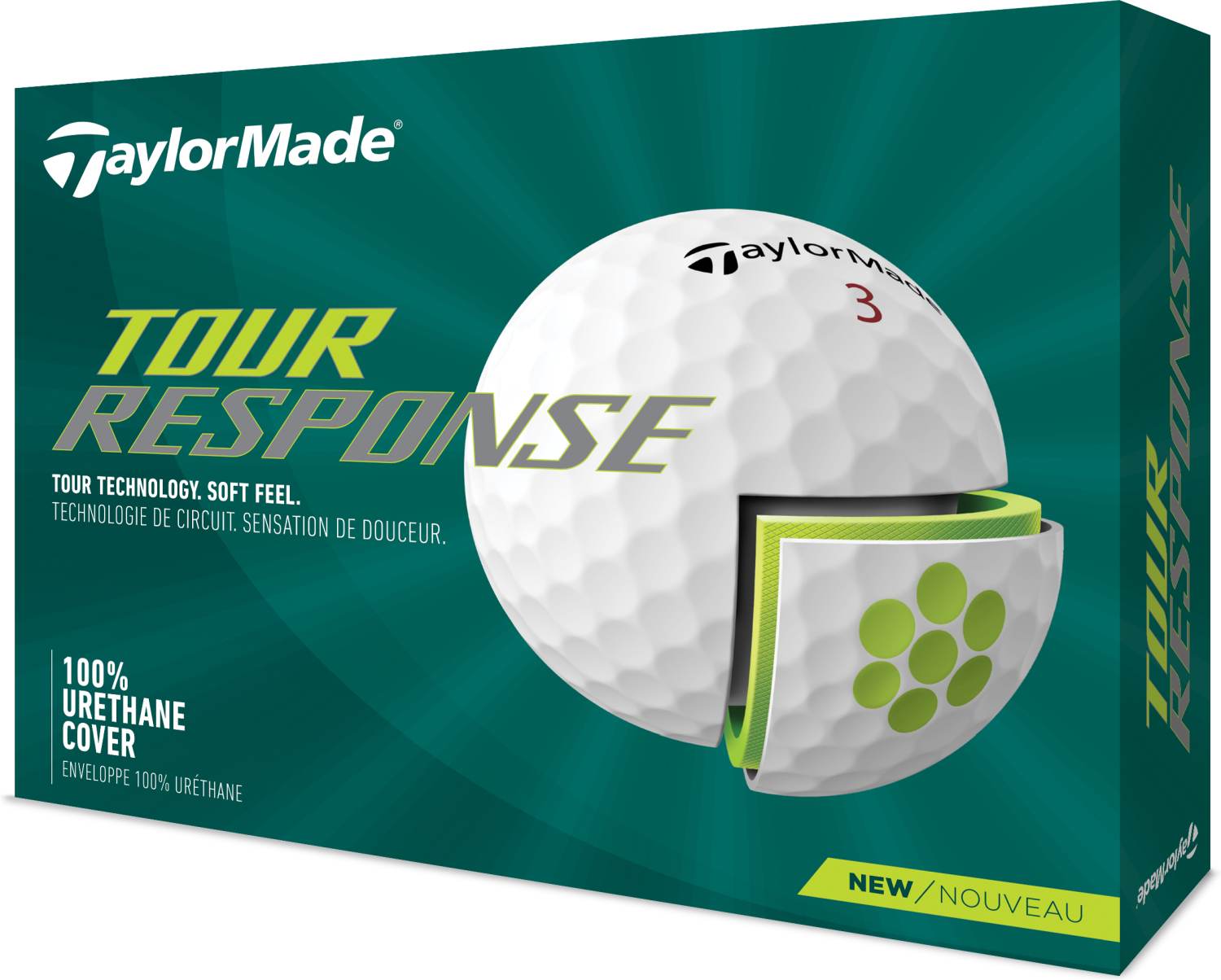 Tour Response (2022) Logobolde Hvid fra Taylormade