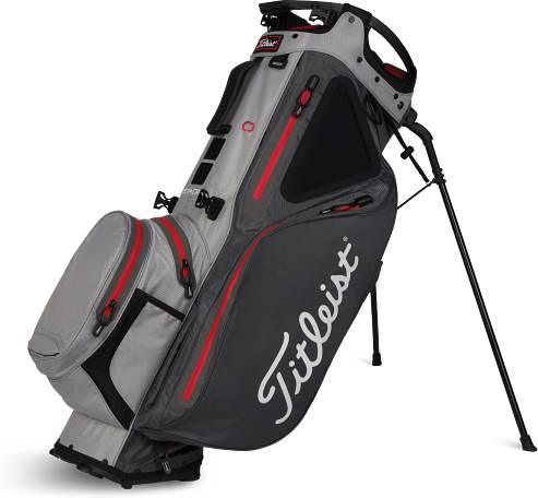 Hybrid 14 Stadry Vandtæt Bærebag   Charcoal Grey Red fra Titleist