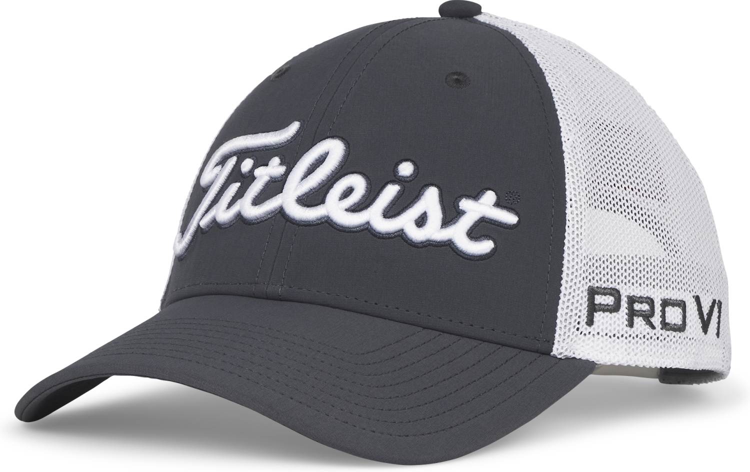 Tour Mesh Kasket Charcoal White Str. Justerbar fra Titleist