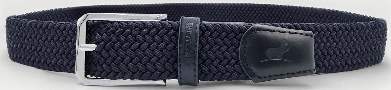 Elastisk Herre Bælte Navy Str. 34" 36" fra What Bunkers