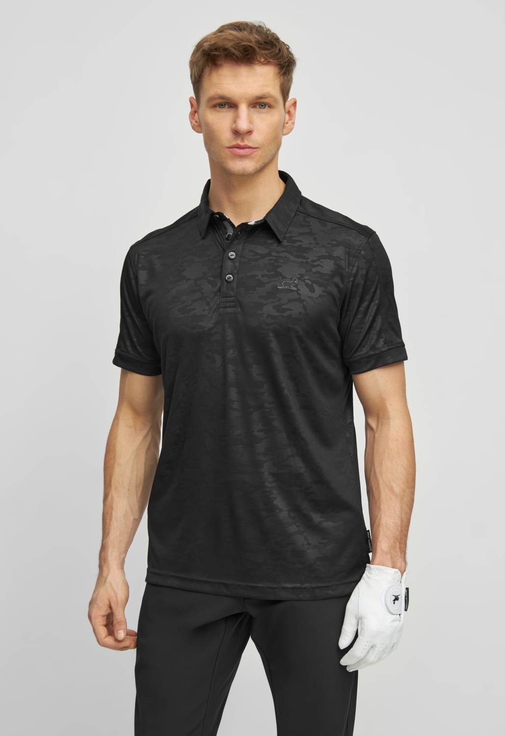 Ralph Herre Poloshirt Black Str. X fra What Bunkers