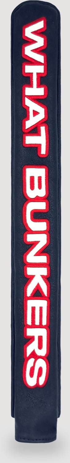 Standard Navy Grey Alignment Headcover fra What Bunkers