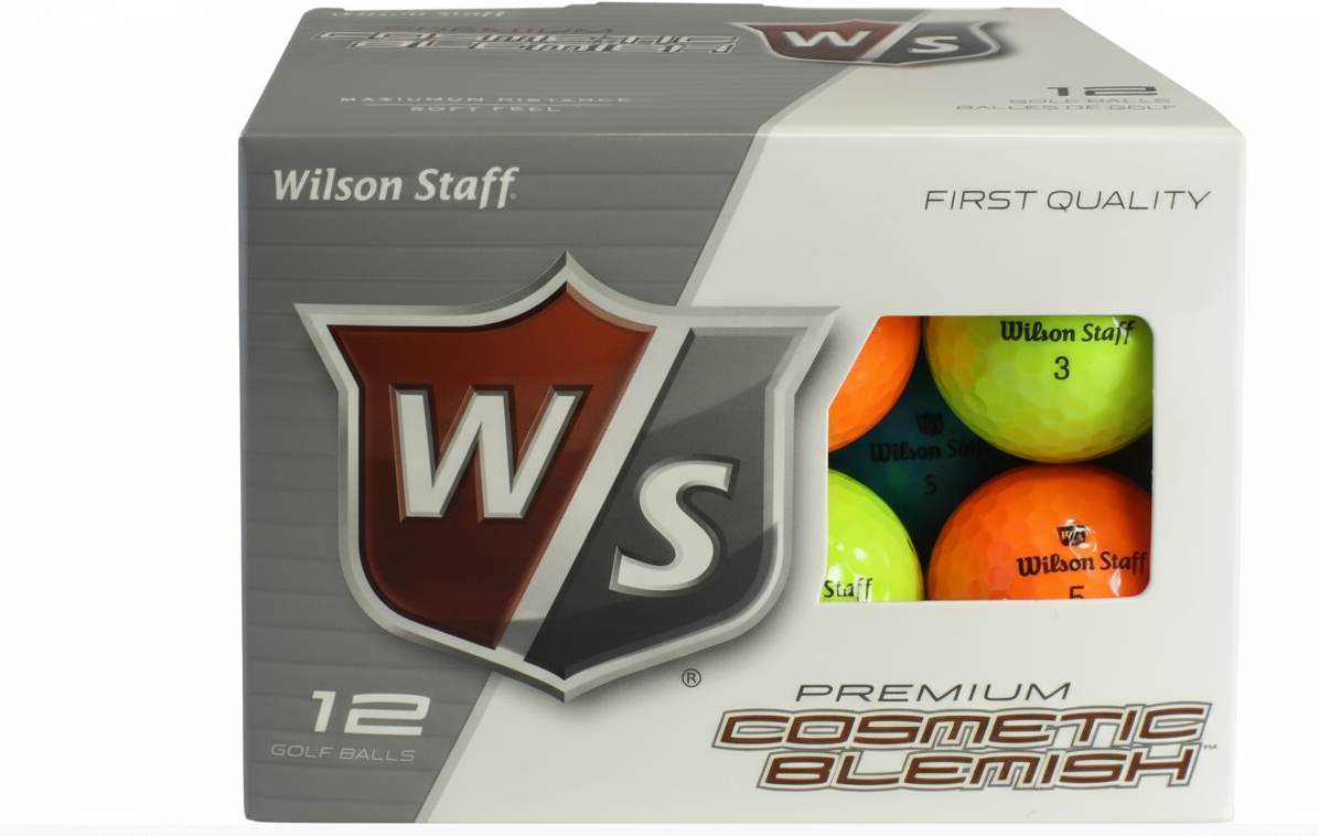 Duo Soft Cosmetic Blemish Golfbolde Farvet fra Wilson Staff