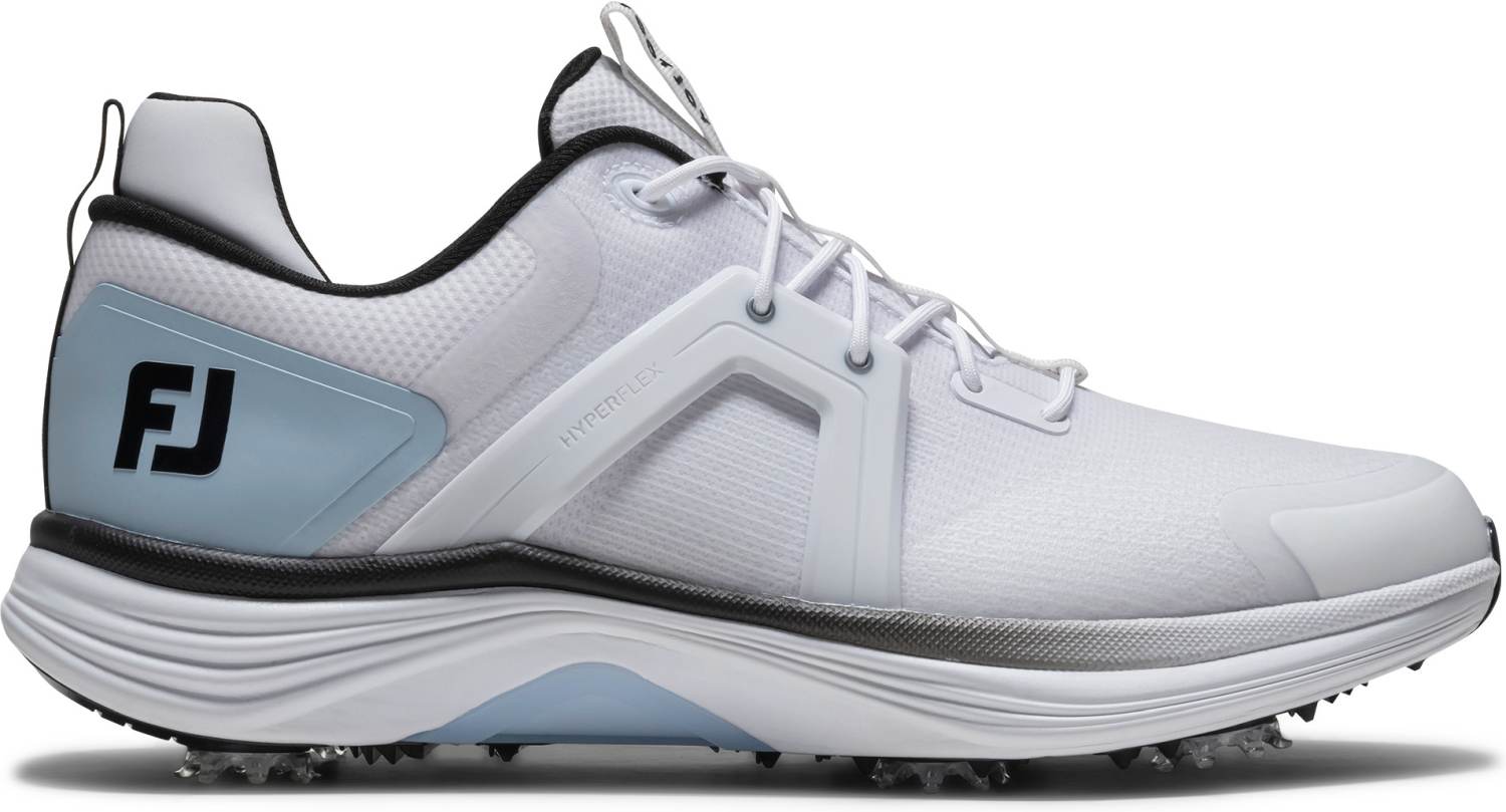 Hyperflex (2026) Vandtætte Herre Golfsko Med Spikes White Blue Black Str. 43 Normal fra Footjoy