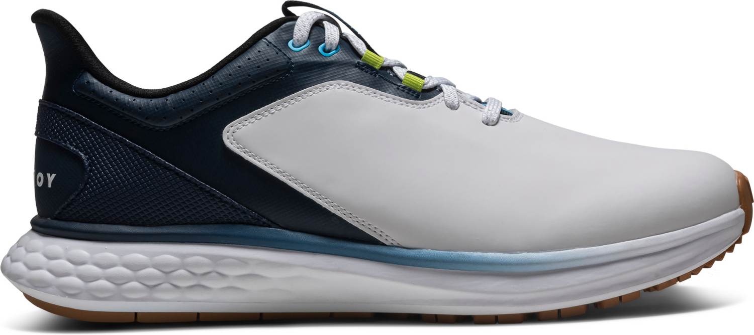Pulse Vandtætte Herre Golfsko Uden Spikes White Gum Navy Str. 43 Normal fra Footjoy
