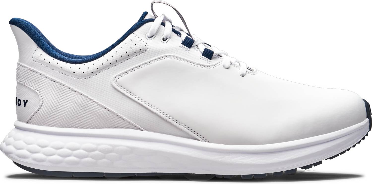 Pulse Vandtætte Herre Golfsko Uden Spikes White Navy Grey Str. 43 Normal fra Footjoy